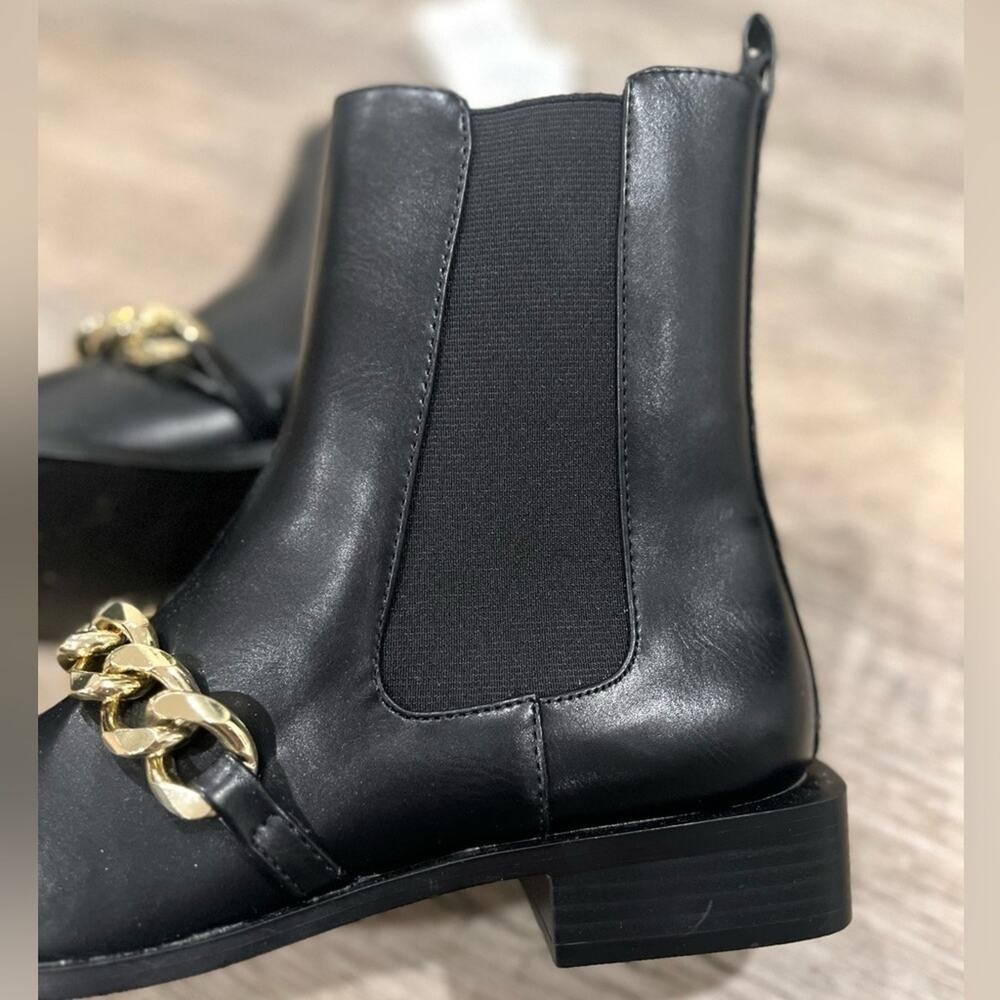 ZARA Black US 8 Square Toe Boots NWT LAST ONE!!! - Picture 12 of 16